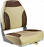 Кресло мягкое складное Classic, обивка винил, цвет песочный/коричневый, Marine Rocket