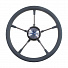 Рулевое колесо RIVA RSL обод серый, спицы серебряные д. 360 мм