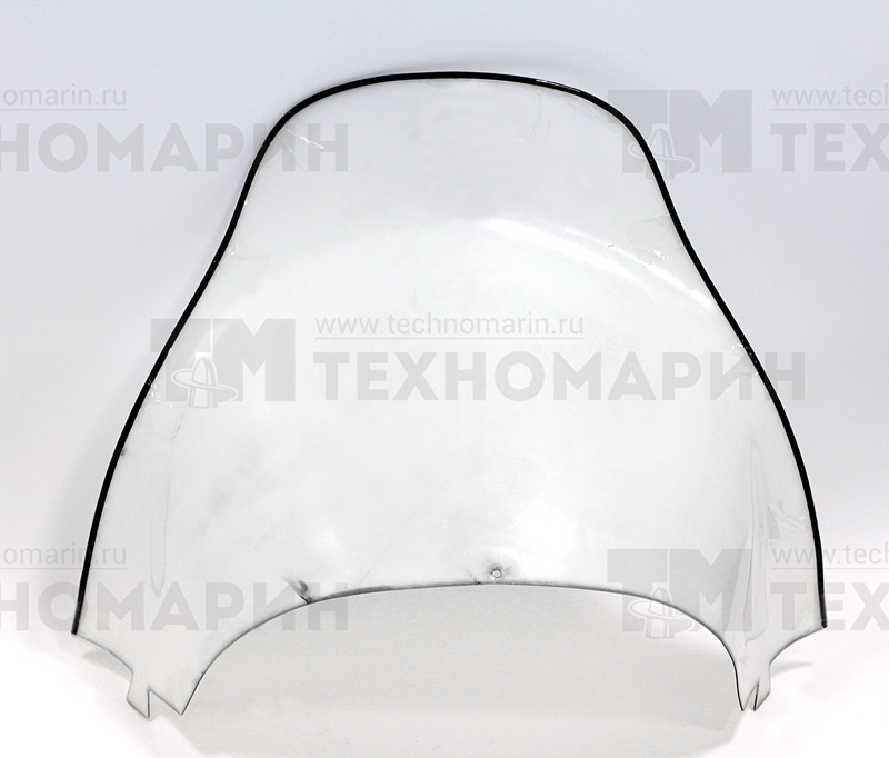Стекло ветровое Тайга Варяг(увел, 59см, 2мм) 50-44-4211