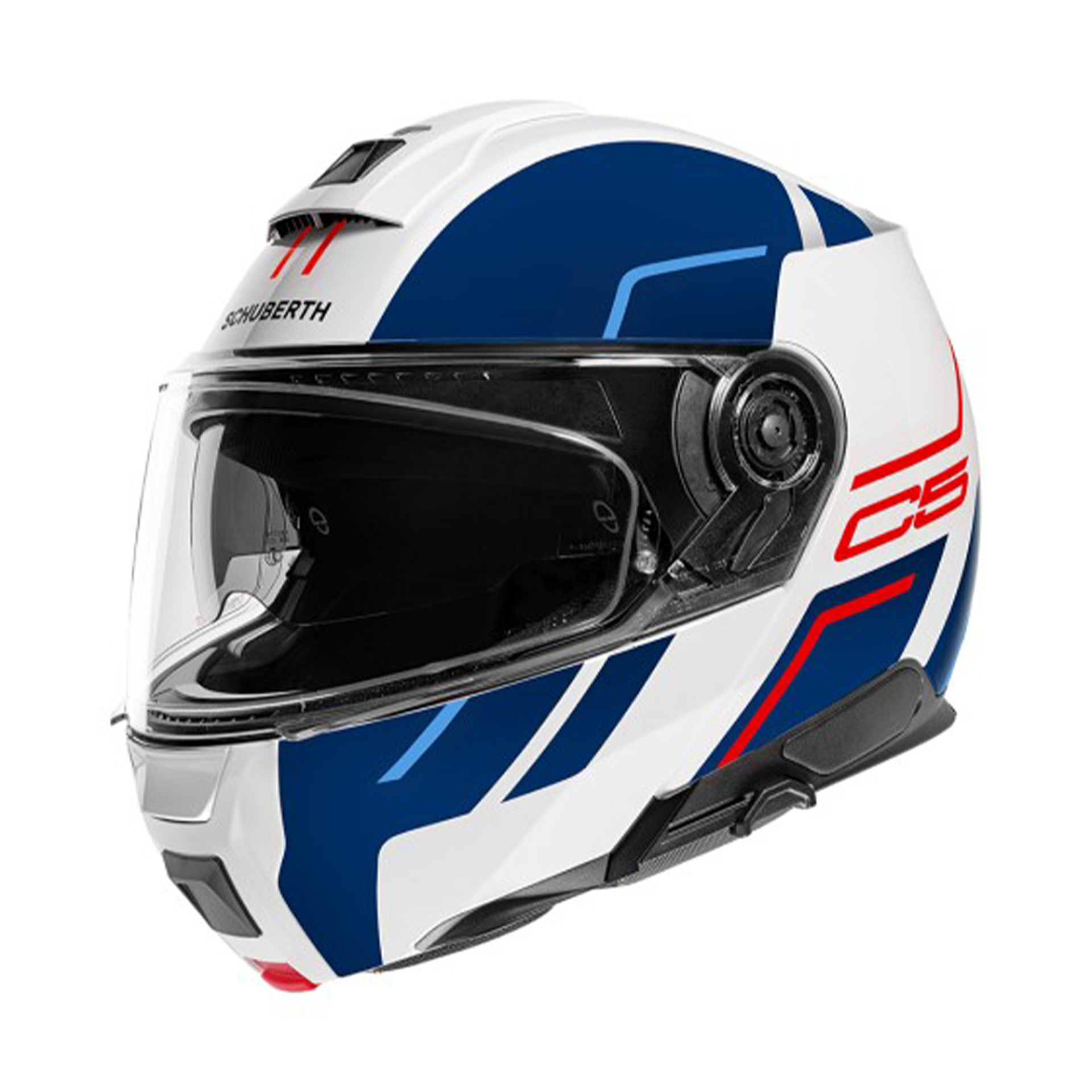 Шлем Schuberth C5 Master Blue, синий/белый, размер L (RR)