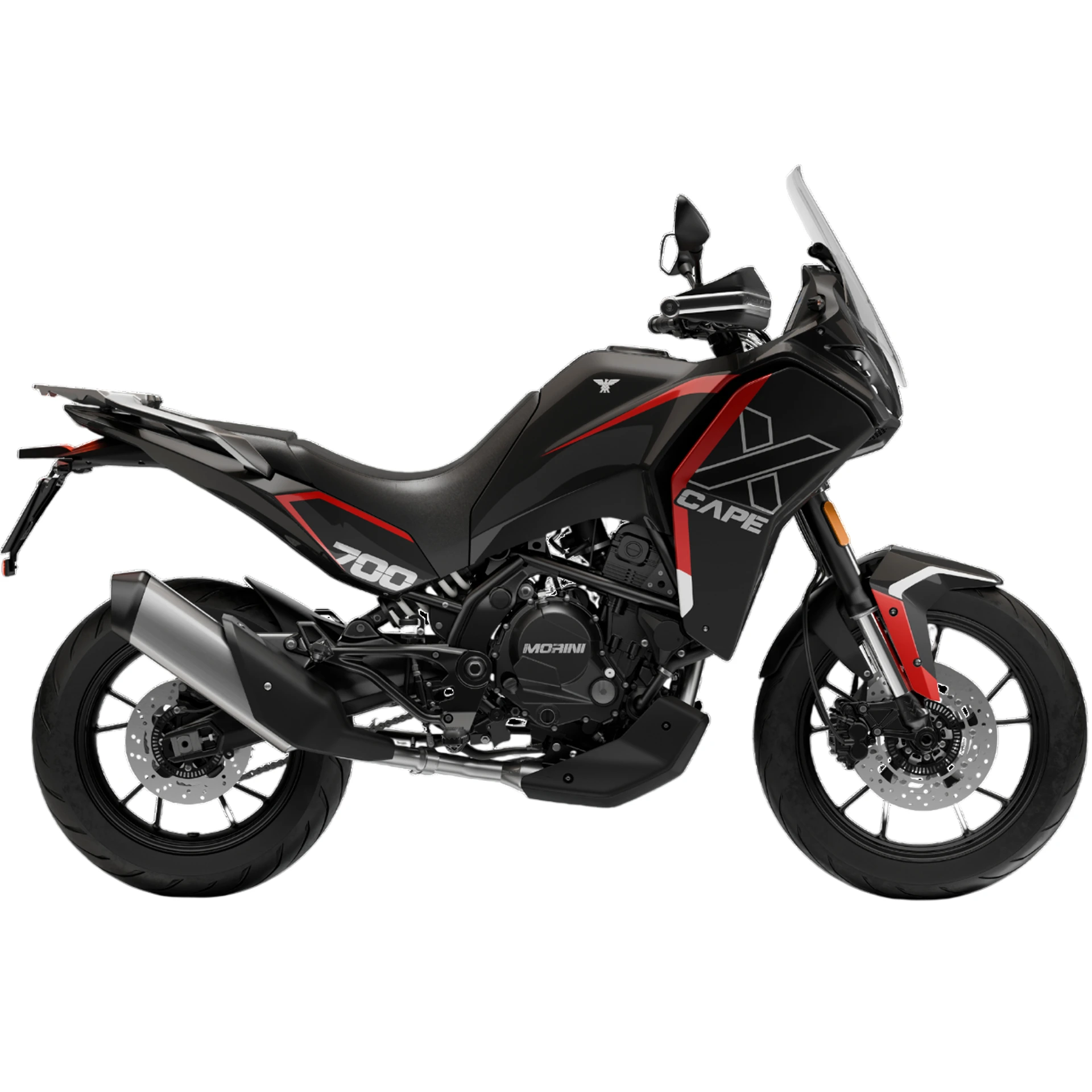 Мотоцикл Moto Morini X-CAPE 700 Black Spoke Wheel, черный