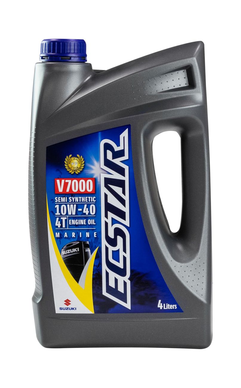 Масло ECSTAR Marine V7000 4T SAE 10W40, 4 л (упаковка 16 шт.)