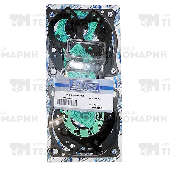 Верхний комплект прокладок Yamaha 800 007-613-01 Верхний комплект прокладок Yamaha 800 007-613-01
