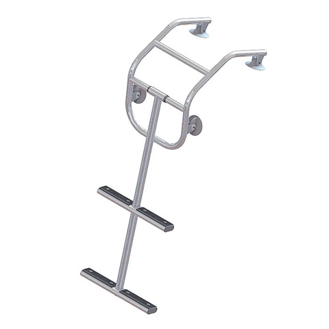 Трап дайверский для НЛ бортовым креплением, 2 черных ступени (ширина 325 мм.)