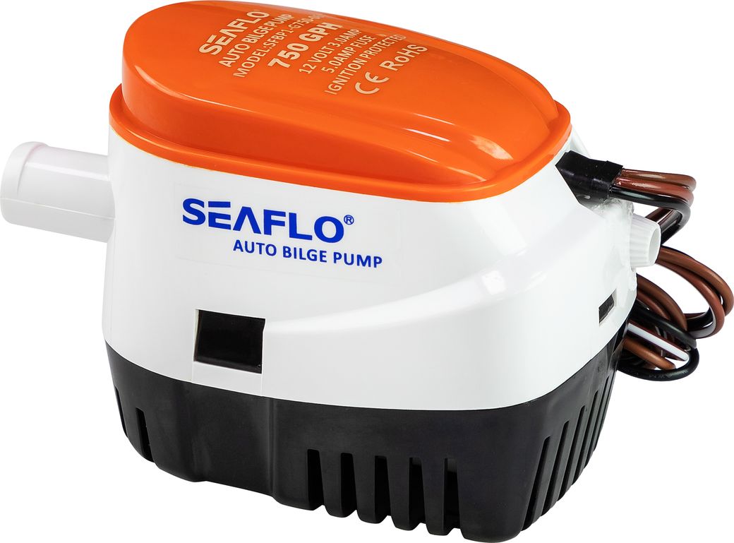 Помпа осушительная 12 В, 750GPH (2838,75 л/час), SeaFlo (упаковка из 10 шт.)