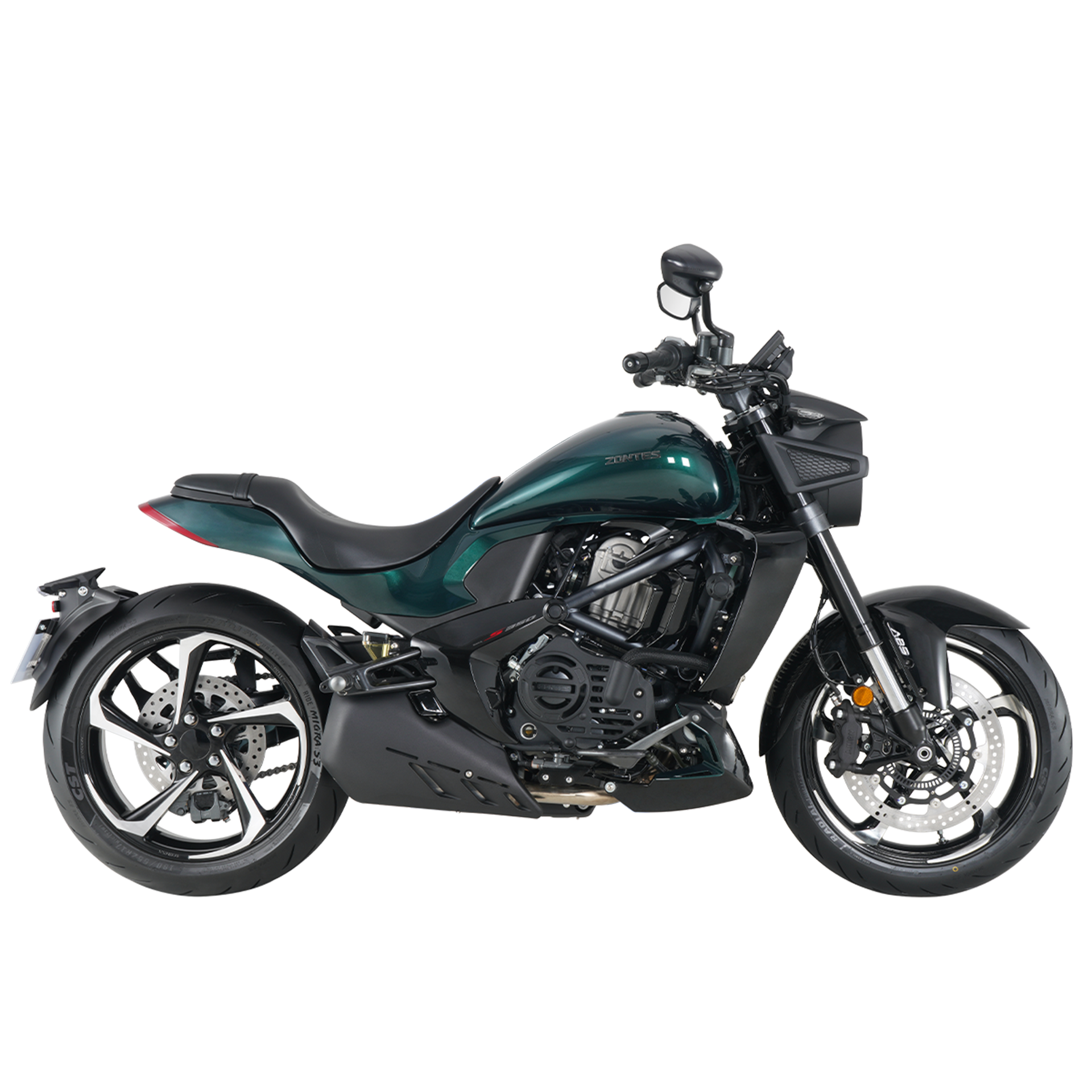 Мотоцикл Zontes ZT350-S зеленый