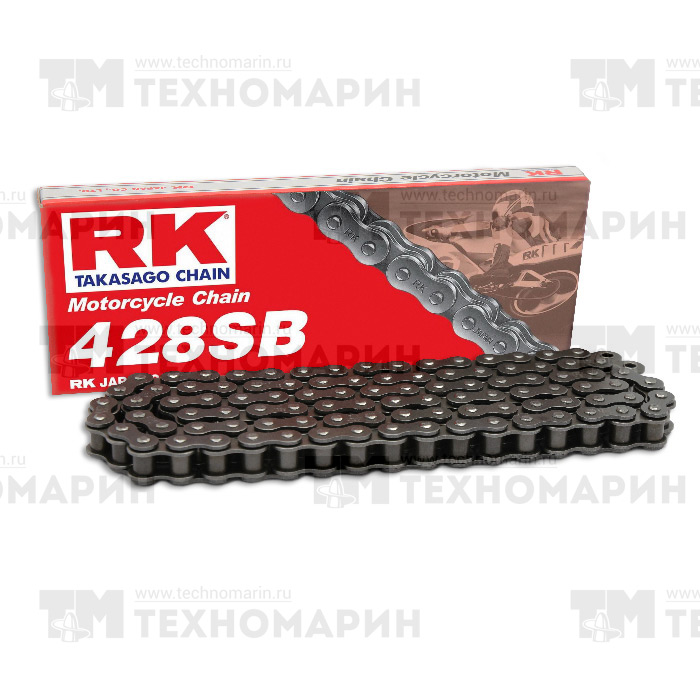 Цепь для мотоцикла до 150 см³ (без сальников) 428SB-140 Цепь для мотоцикла до 150 см³ (без сальников) 428SB-140
