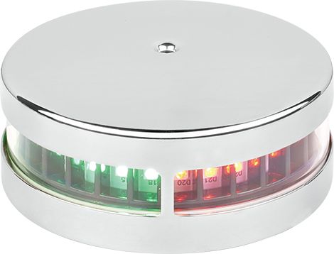 Огонь ходовой комбинированный светодиодный, красный и зеленый свет, 225° 10-30 В, SeaFlo (упаковка из 10 шт.)