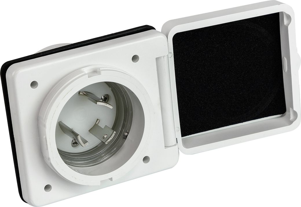 Розетка берегового питания, 30 А (упаковка из 6 шт.) Розетка берегового питания, 30 А (упаковка из 6 шт.)