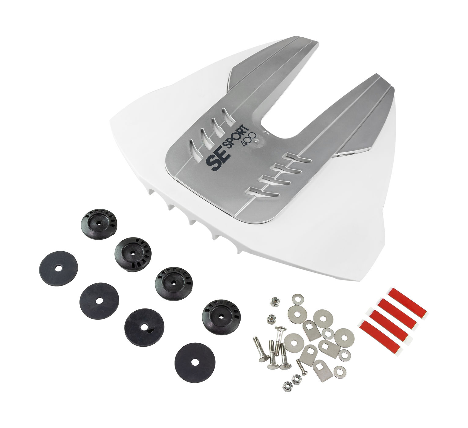 Гидрокрыло для подвесного лодочного мотора 40-350 л.с. белое, установка без сверления антикавитацион