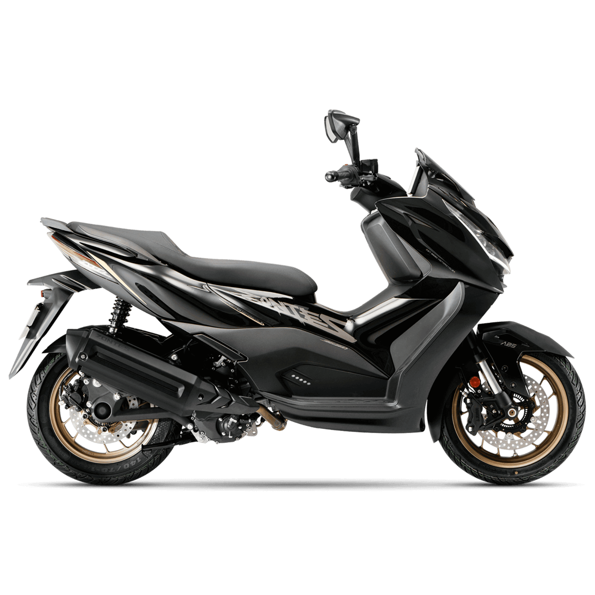 Максискутер Zontes ZT368-D черный 