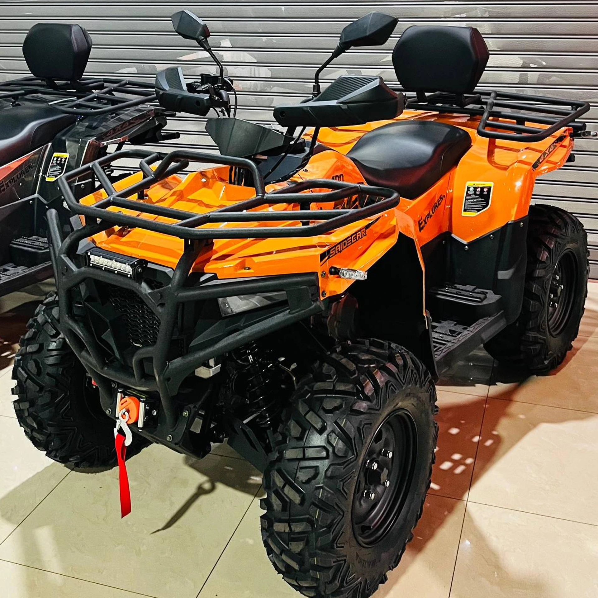 Квадроцикл (комплект для сборки) Explorer 400 Deluxe 4х4 Оранжевый (RR)