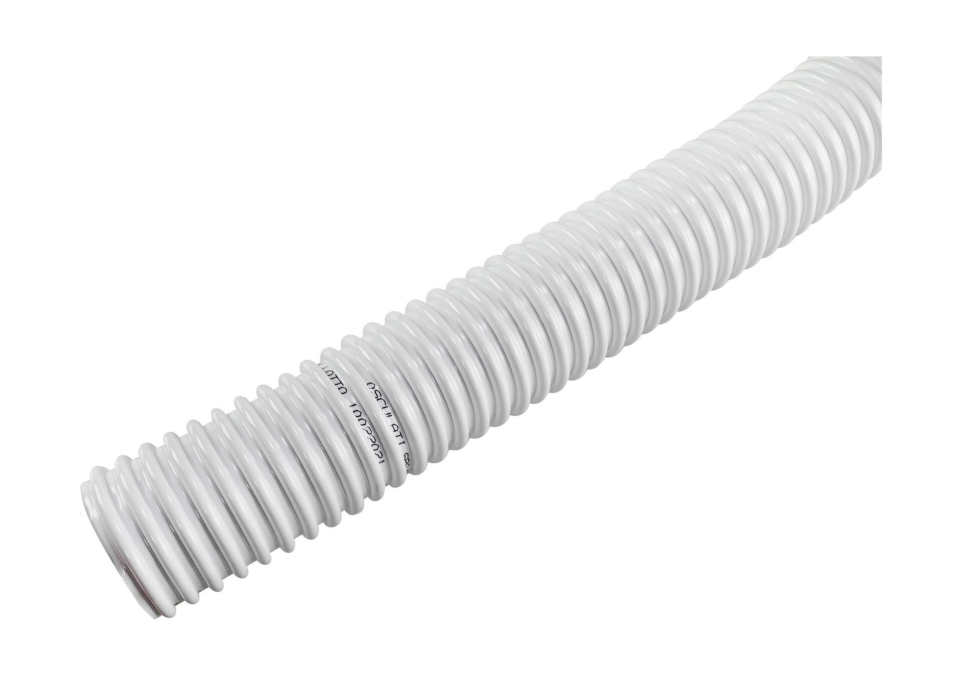 Гофра кабель-трассы 50,8 мм, белая