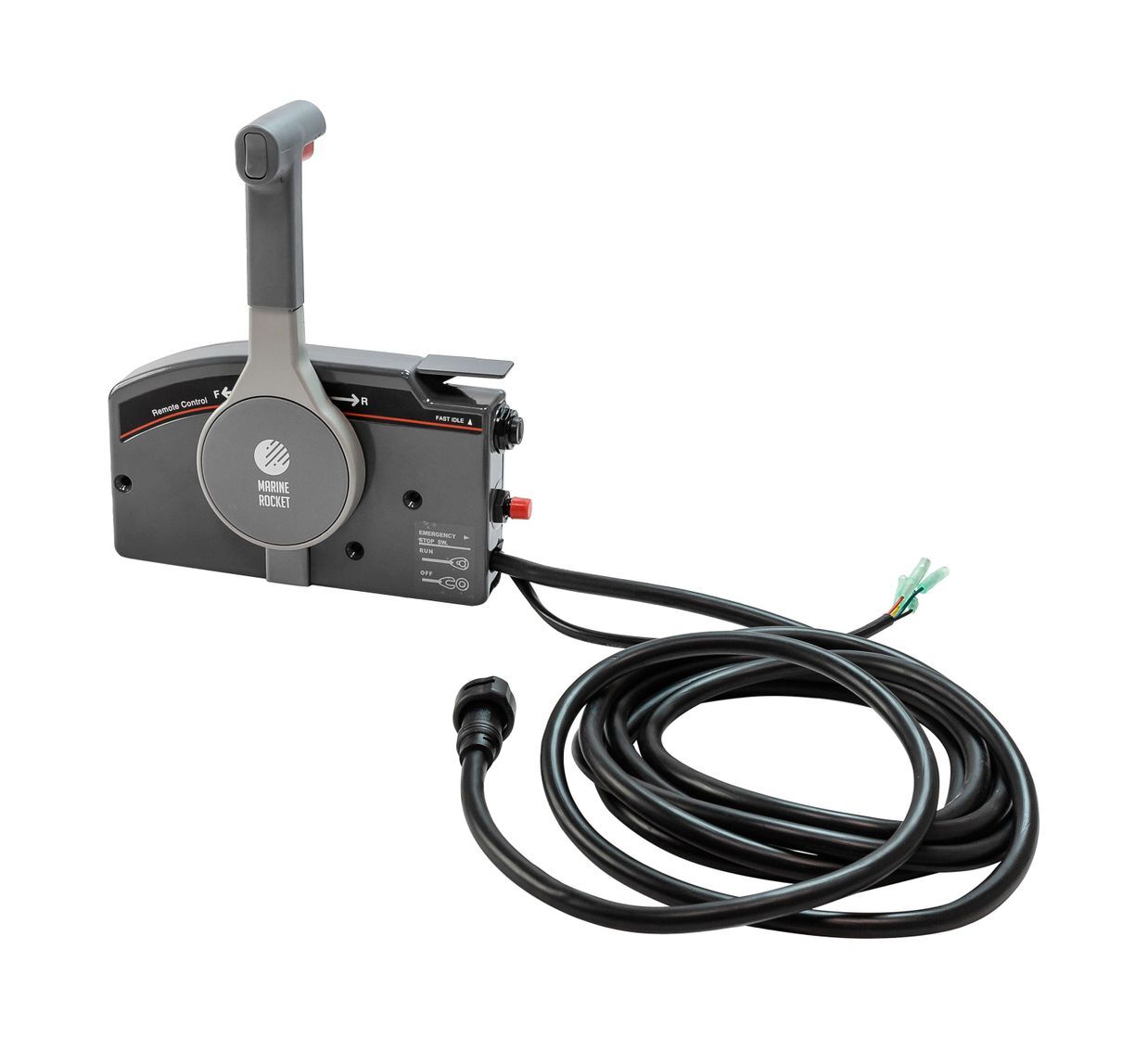 Дистанционное управление без гидроподъема, тянет газ, 7P, 5м (Yamaha 703), Marine Rocket