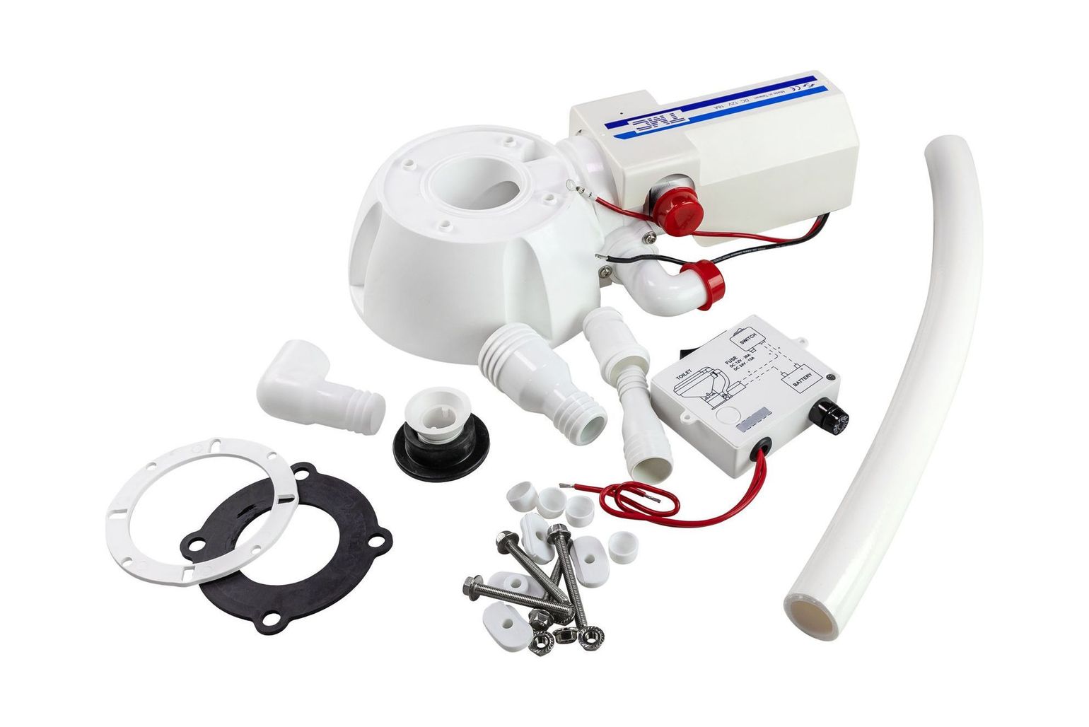 Комплект для переделки ручного унитаза в электрический, новое основание, 24В