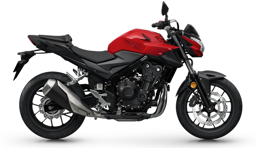 Мотоцикл Honda CB400F красный