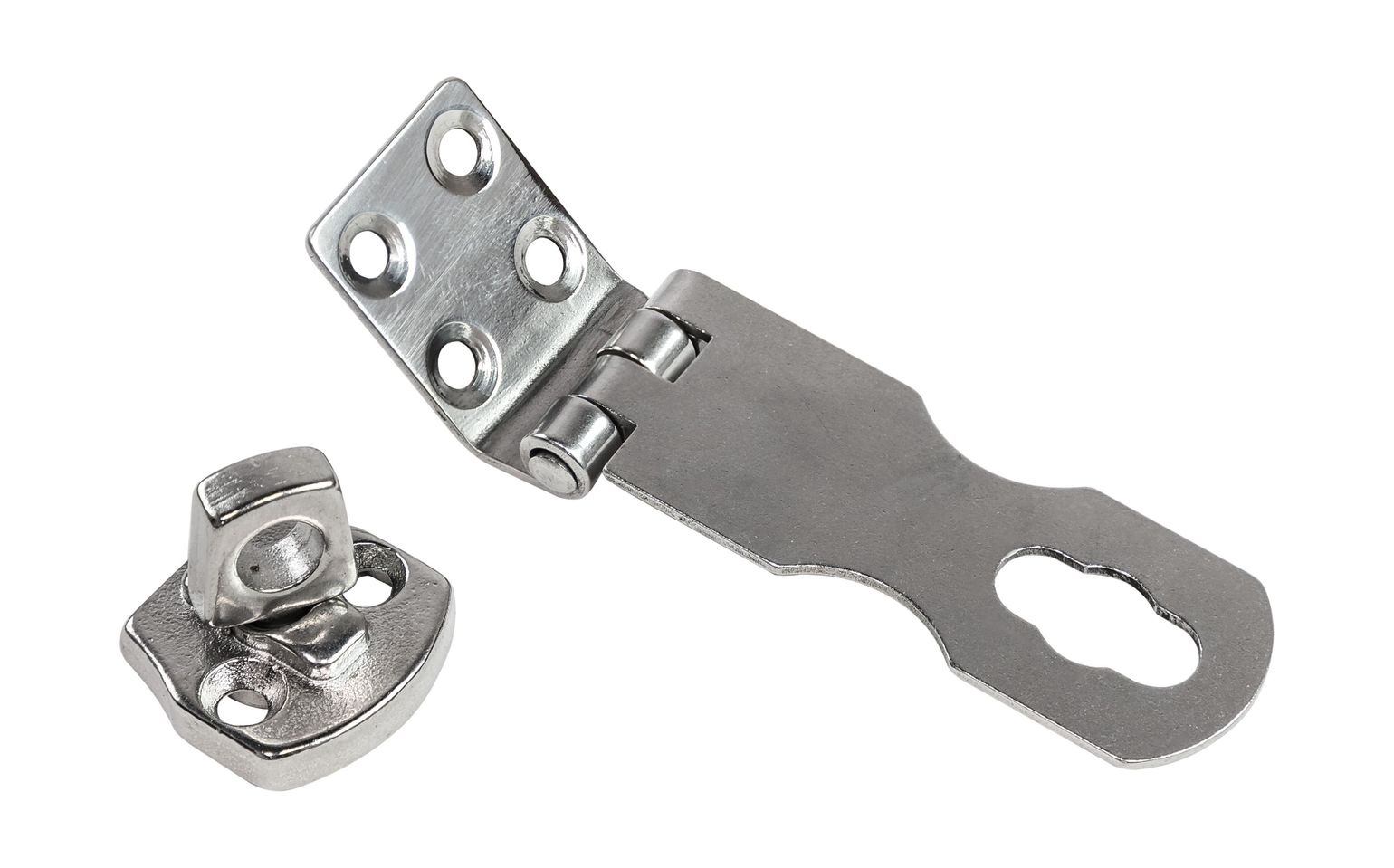 Скоба дверная под висячий замок с поворотной собачкой, Marine Rocket