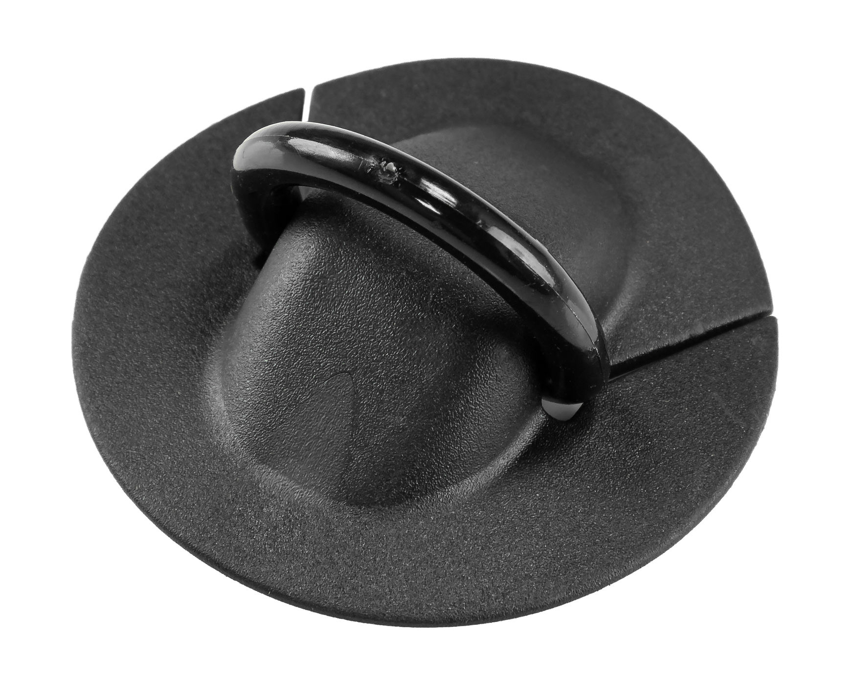 Рым буксировочный, круглое основание, D68 мм, пластиковое кольцо