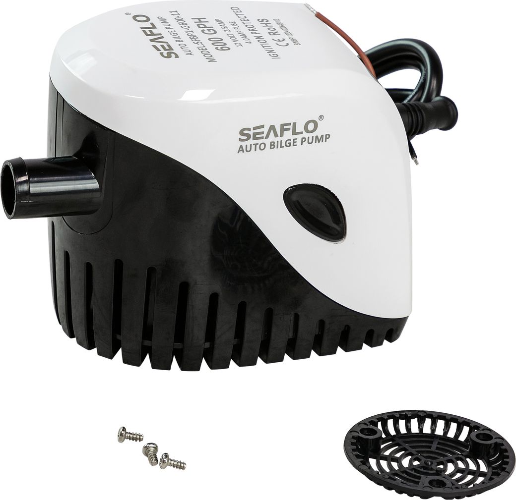 Помпа осушительная 12 В, 600GPH (2271 л/час), автоматическая, SeaFlo