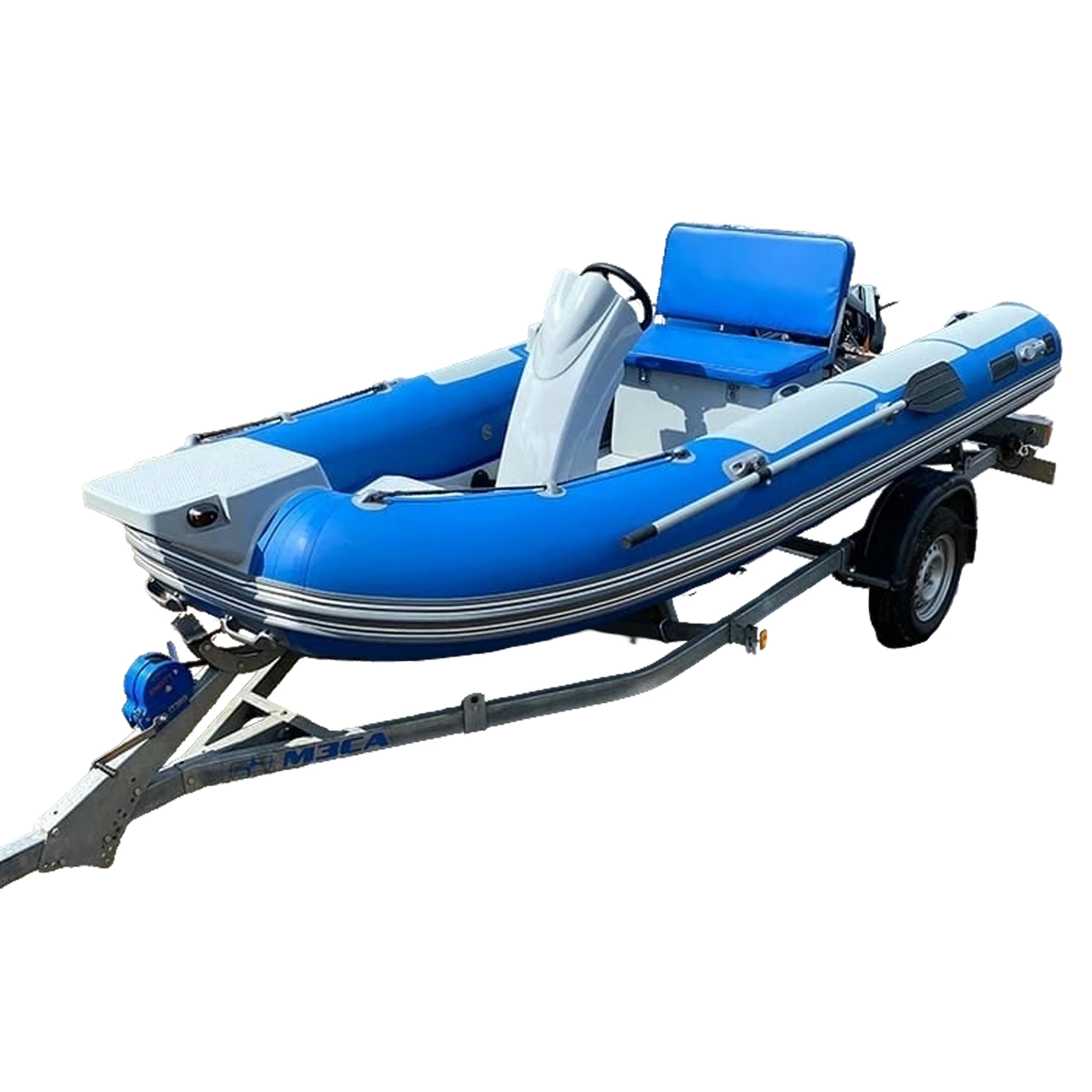 Лодка RIB Forza Marine Навигатор 400R PRO белый/светло-синий