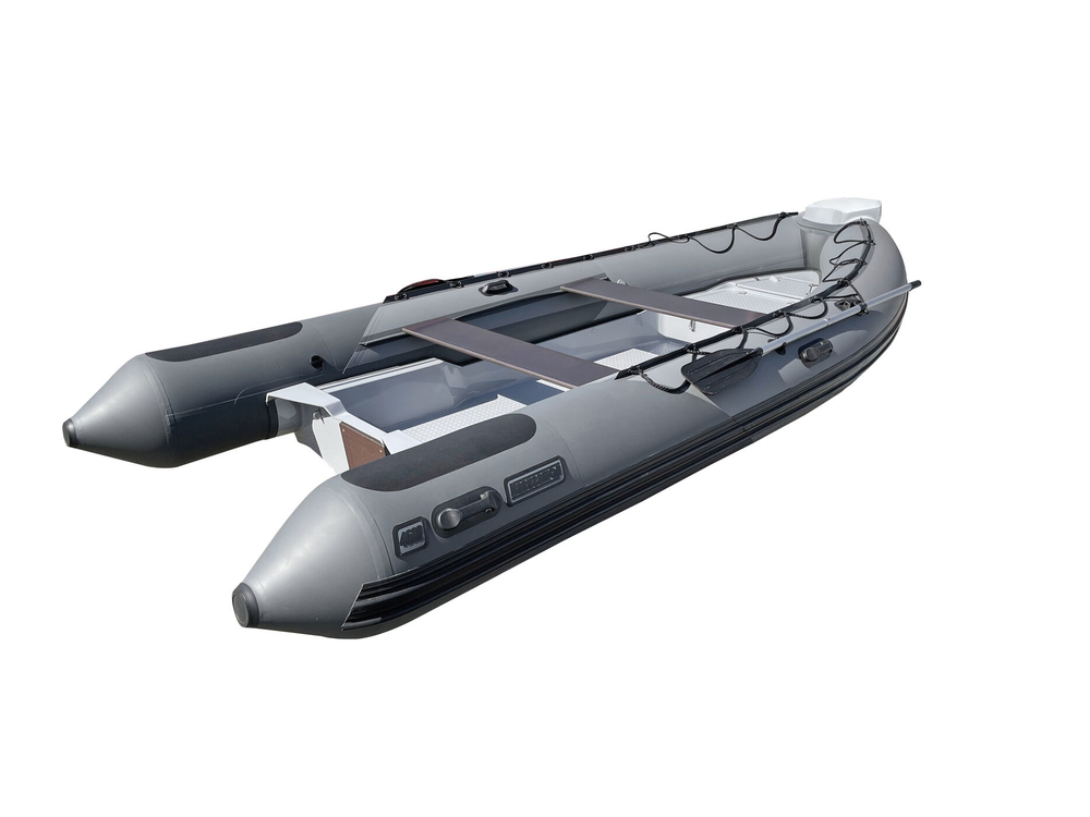 Лодка RIB Forza Marine Навигатор 460R PRO черный/серо-графитовый