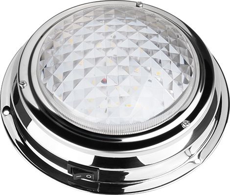 Светильник каютный светодиодный белый свет D168mm 12 В, SeaFlo (упаковка из 5 шт.)