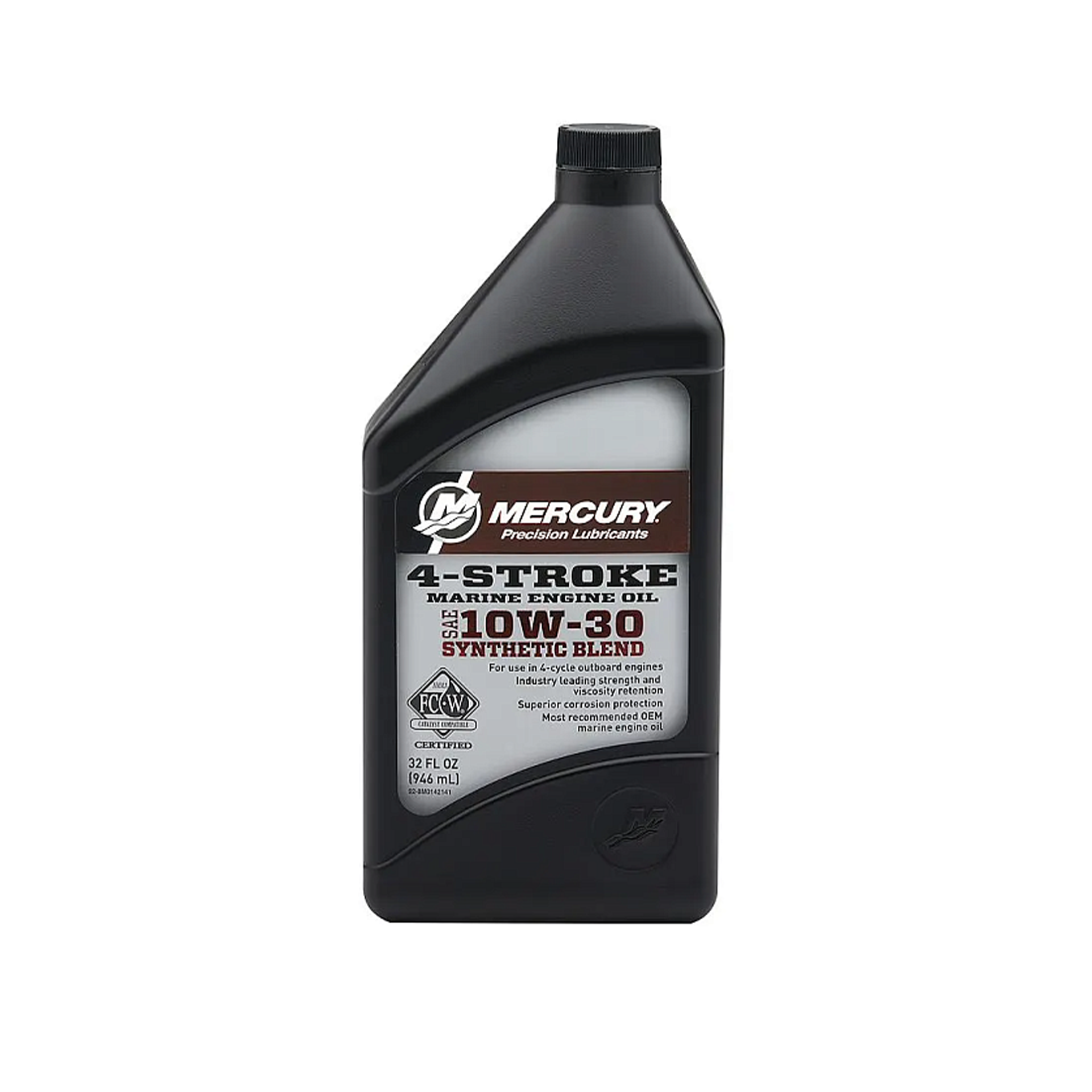 Масло моторное Mercury 10W30 полусинтетическое 4Т 1л