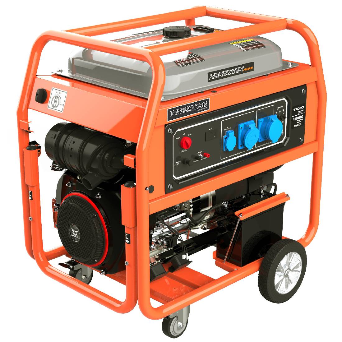 Генератор бензиновый Zongshen PB 22003 E 1T90DF221