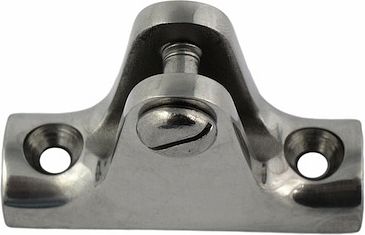 Кронштейн палубный 90 град, с винтовым штифтом, выгнутое основание