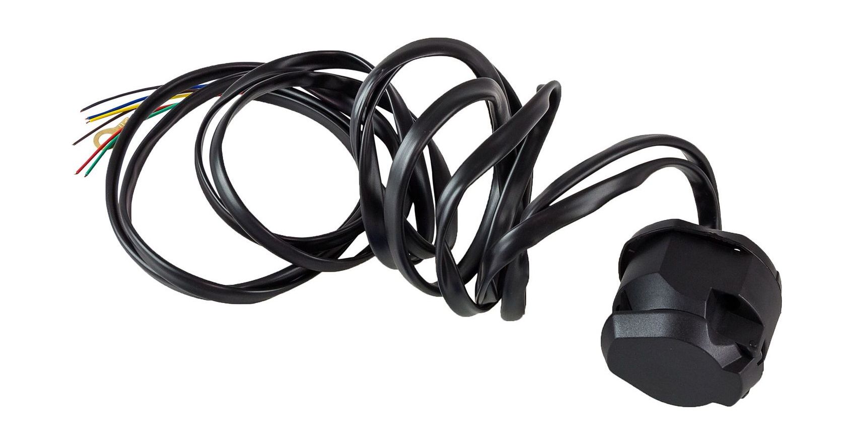 Розетка для прицепа,пластиковая,7 контактов,с проводкой 2 м Ningbo Era Vehicle 87819