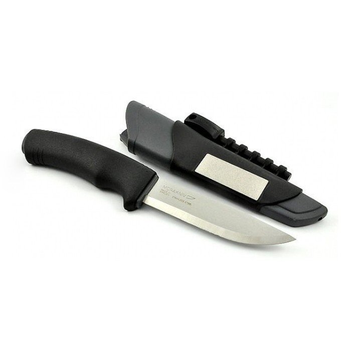 Нож MoraKniv Bushcraft Survival (Black/Grey)длина / толщина лезвия, мм: 106 / 2,5