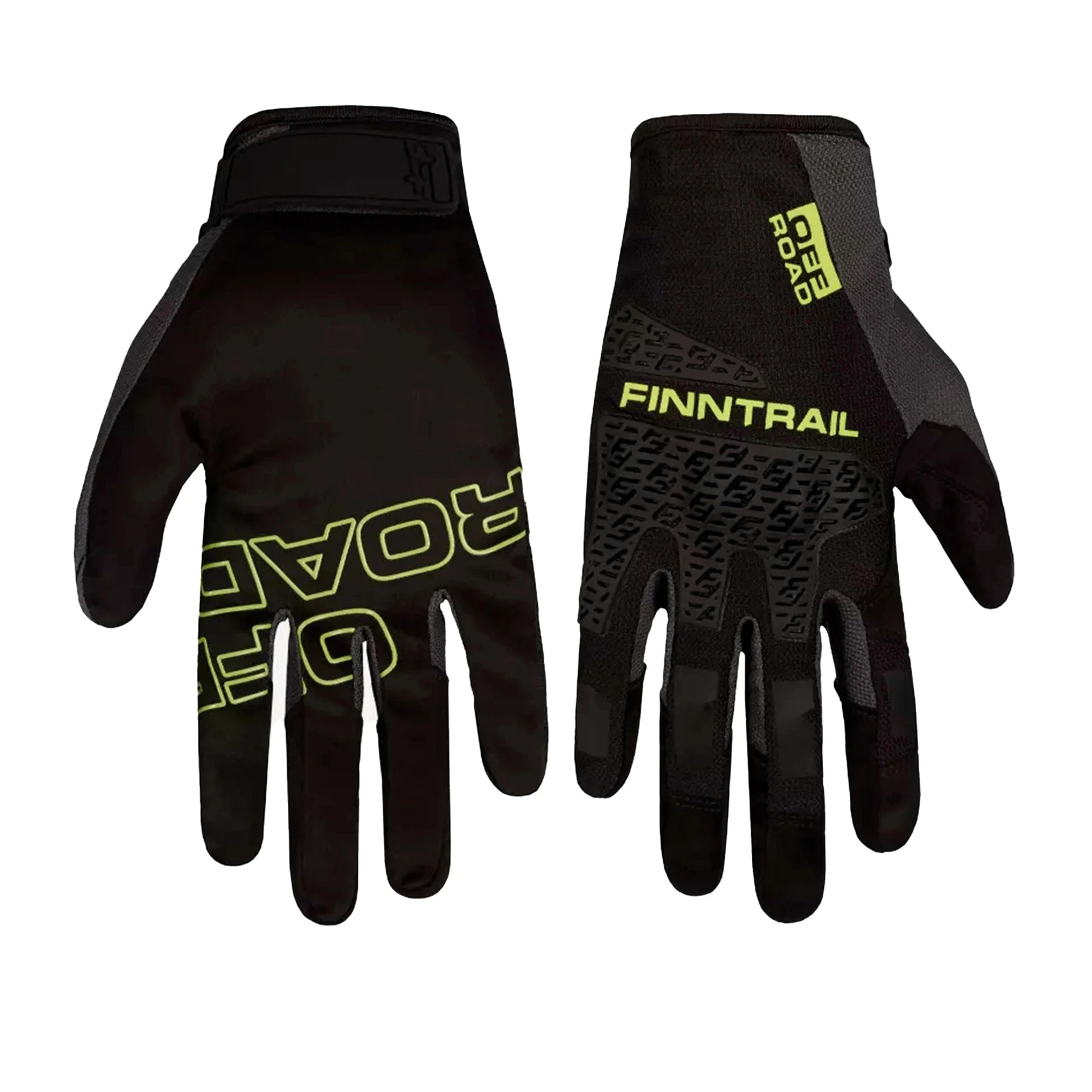 Мотоперчатки Finntrail Enduro 2732 GraphiteYellow (M)