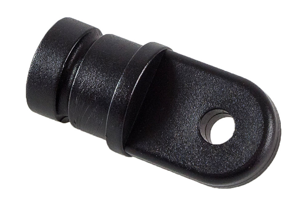 Наконечник рамы тента для трубы с внутренним диаметром 19 мм, пластиковый черный