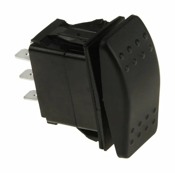 Переключатель трехпозиционный (ON)-OFF-ON 12 В/20А 6Р (упаковка из 10 шт.)