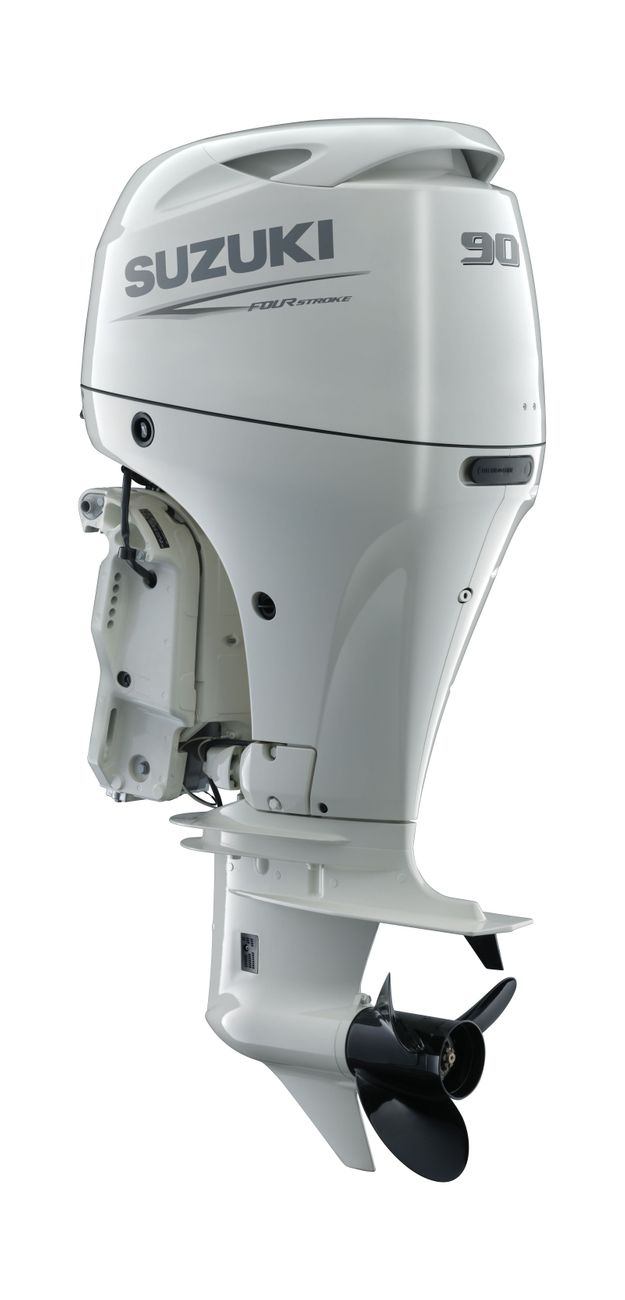 Лодочный мотор Suzuki DF90ATX белый 