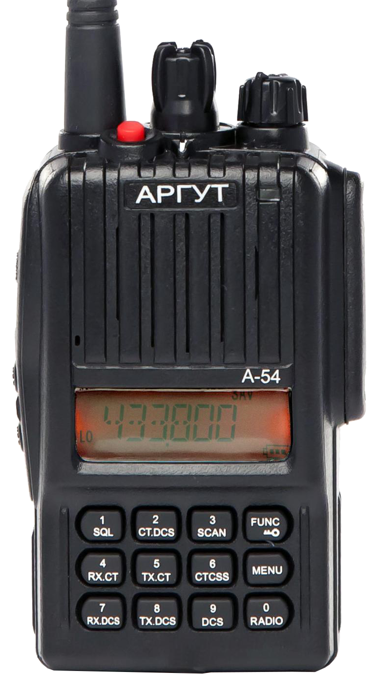 Радиостанция АРГУТ А-54 IP66,  (400-480 MHz-UHF) (LPD+PMR)