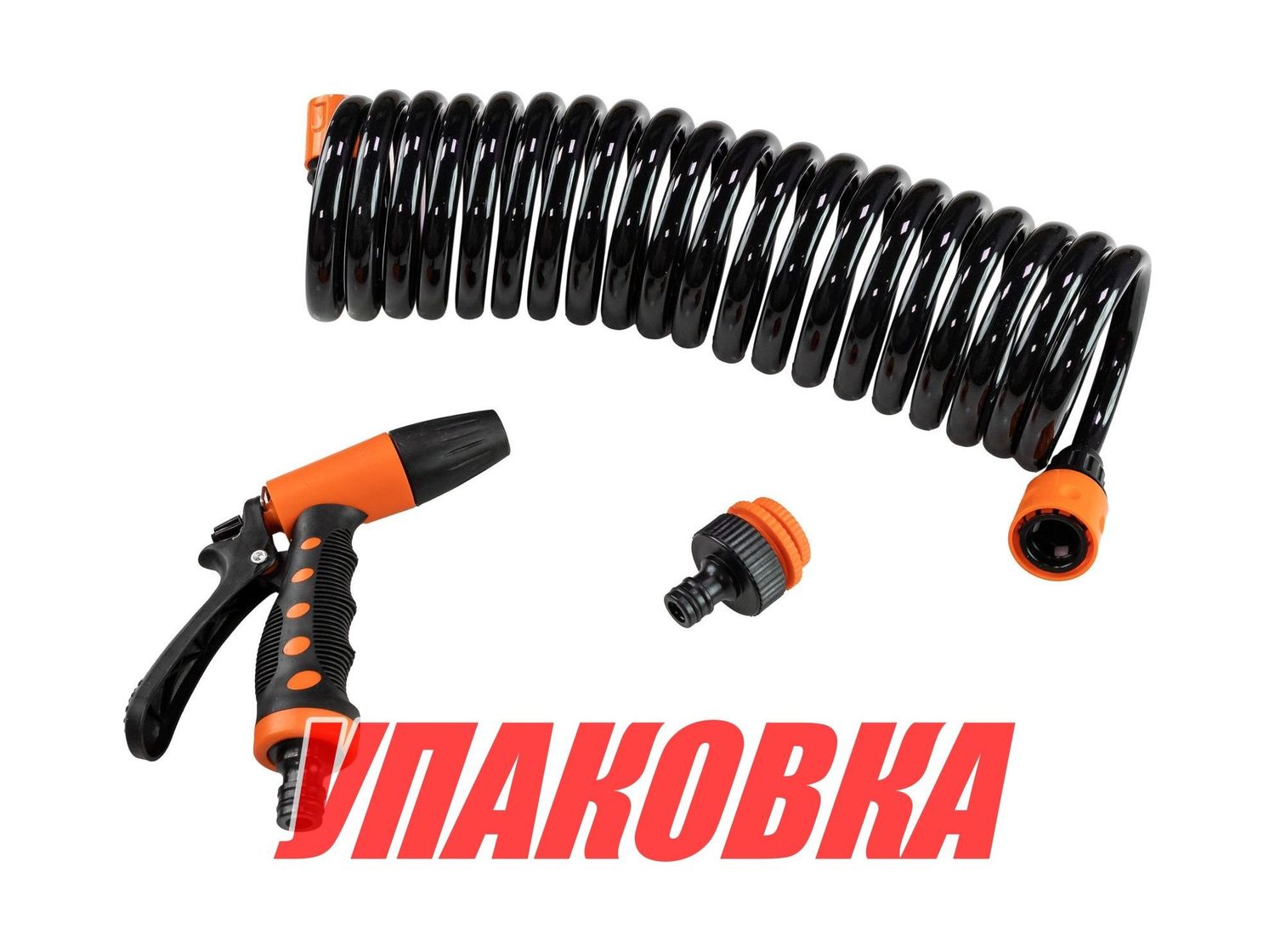 Шланг с распылителем для мытья палубы, 6 м, SeaFlo (упаковка из 4 шт.)