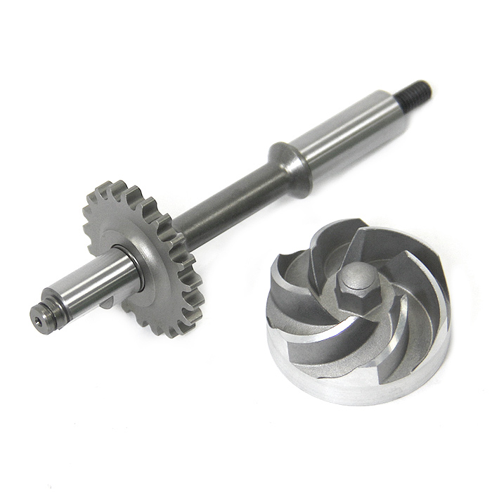 Крыльчатка помпы охлаждения (с валом) Kawasaki/Suzuki AT-10073A