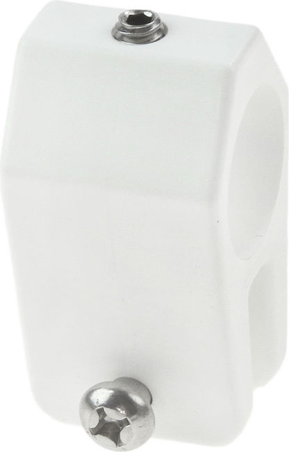 Кронштейн скользящий для рамы тента 7/8" (22,2 мм), пластиковый белый
