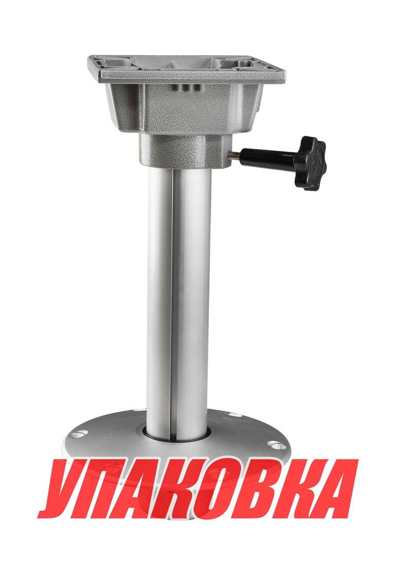 Стойка врезная с основанием под сиденье, высота 381 мм, диаметр 60 мм, диаметр основания 230 мм (упа