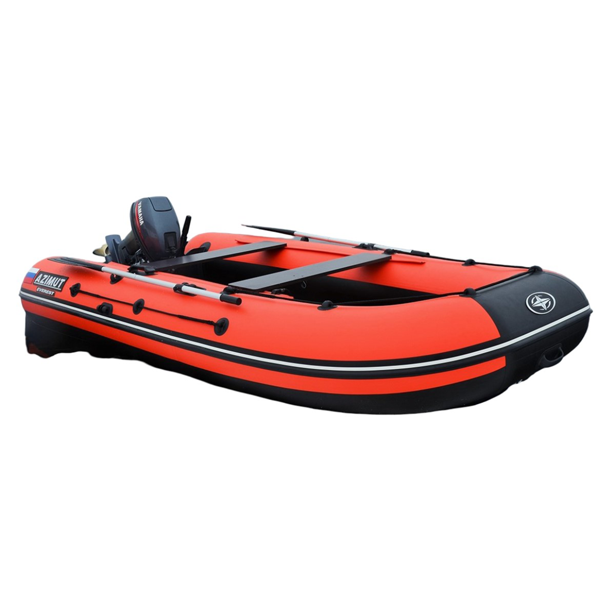 Лодка ПВХ Azimut 405 Everest+ НДНД оранжевый/графит