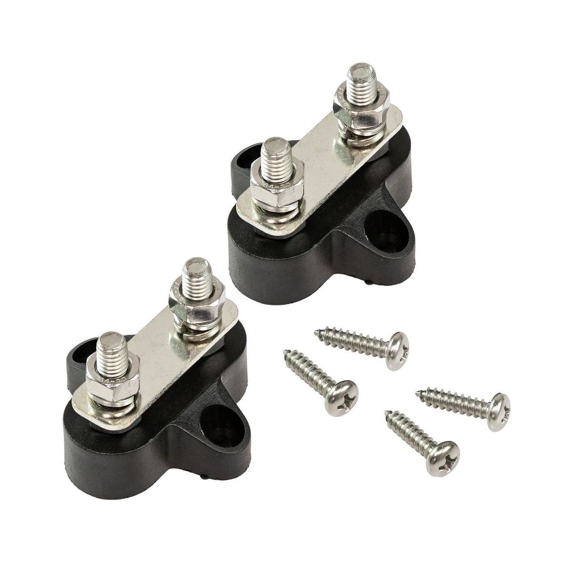 Клемма-штифт двойная, M6, черная