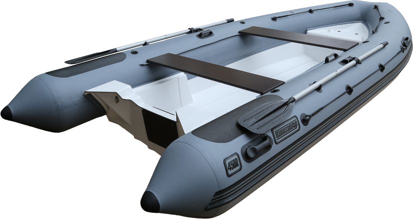 Лодка RIB Forza Marine Навигатор 450R серый/серо-графитовый