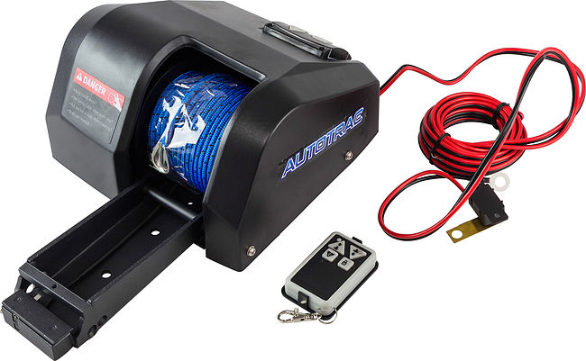 Лебедка якорная autoTRAC AUTODEPLOY 35SW, черная