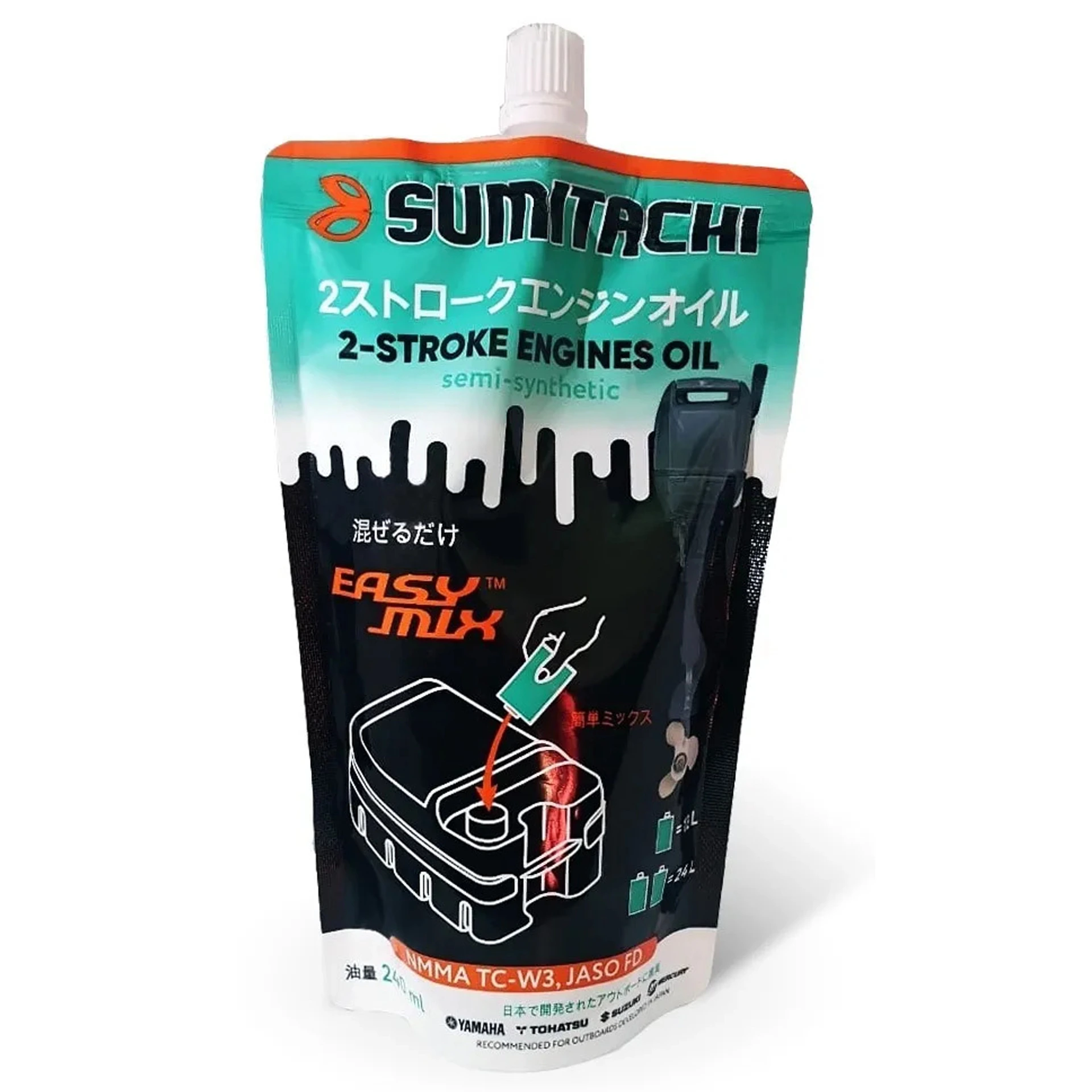 Масло моторное  2-х тактное Sumitachi TC-W3 0,24л