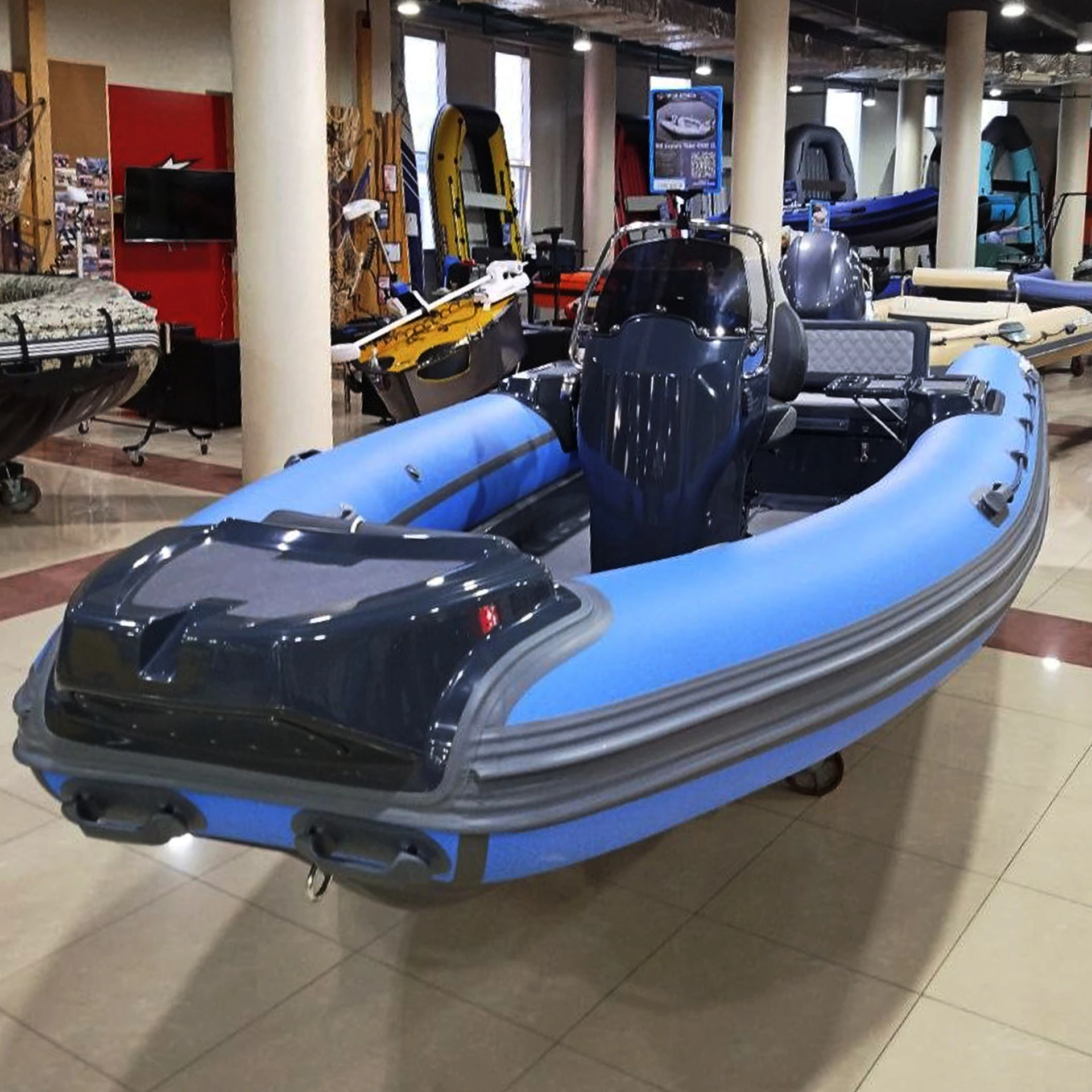 Лодка RIB Skylark Rider R500 CL светло-синий (комплект №1)