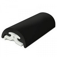 Привальный брус  Osculati, 30мм, черный (рулон 24 метра, продается по метрам)