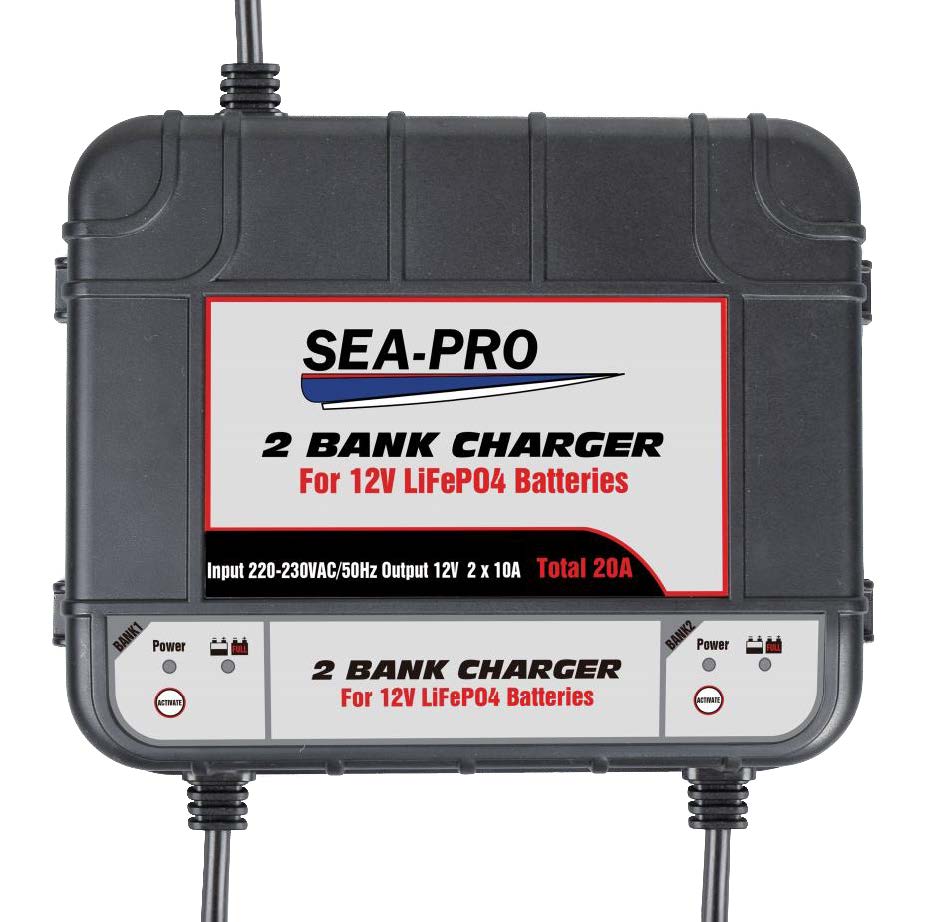 Зарядное устройство Sea-Pro (2х12В LiFePO4)