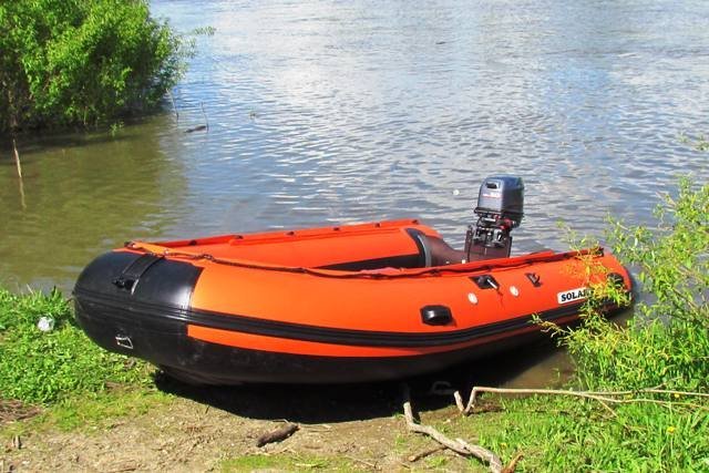Лодка ПВХ Solar Максима-480К оранжевый