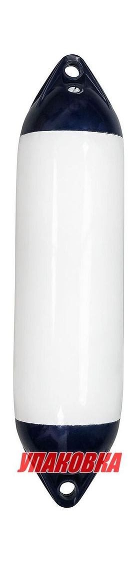 Кранец Marine Rocket надувной, размер 610x220 мм, цвет синий/белый (упаковка из 6 шт.)